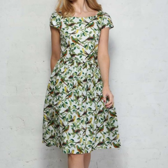 Emily and Fin Dresses & Skirts - Emily and Fin Tropical Paradise Parakeet Dress